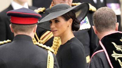 Meghan Markle and Kate Middleton’s Dresses at Queen Elizabeth II’s Funeral Were Sentimental Throwbacks - www.etonline.com - California