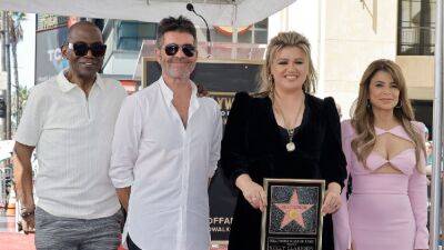 Original 'American Idol' Judges Reunite to Honor Kelly Clarkson at Her Hollywood Walk of Fame Ceremony - www.etonline.com - USA - Hollywood