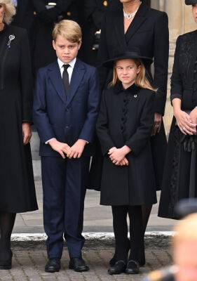 Princess Charlotte Gives Prince George A Friendly Reminder To Bow During The Queen’s Funeral - etcanada.com - Britain - Charlotte - city Charlotte