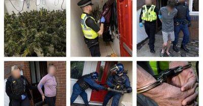 Police smash into homes across Manchester and arrest 12 in dawn raids - www.manchestereveningnews.co.uk - Manchester