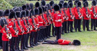 Queen's guard hits the ground face-down after fainting during State Funeral - www.ok.co.uk - county Hall - county Windsor