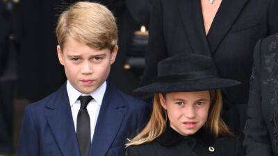Princess Charlotte Kept Brother Prince George 'in Line' During Queen Elizabeth's Funeral (Exclusive) - www.etonline.com - Charlotte