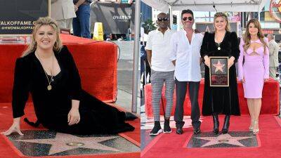 Kelly Clarkson reunites with original 'American Idol' judges to receive her star on Hollywood Walk of Fame - www.foxnews.com - Britain - USA - Jackson