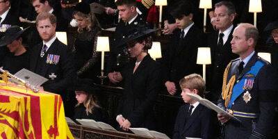 Lip Reader Reveals the Short Interaction Between Prince William & Prince Harry at Funeral - www.justjared.com - California
