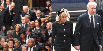 There Are 2 Possible Explanations Why Joe & Jill Biden Were Seated 14 Rows Back at Queen Elizabeth's Funeral - www.justjared.com - London - USA - Switzerland - Poland - Czech Republic