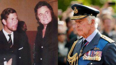Johnny Cash pictured with young King Charles III in photo shared by musician's daughter - www.foxnews.com - Britain - California - county Buckingham