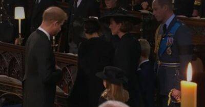 Prince Harry made 'hand flick' gesture during tense moment at Queen's funeral, says body language expert - www.dailyrecord.co.uk - Britain - California - county Windsor - county Andrew - Charlotte - county Prince Edward