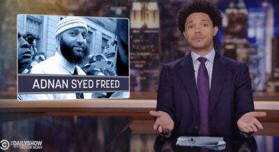 Trevor Noah Credits Podcast & Prosecutor In Adnan Syed Release From Prison - deadline.com - city Baltimore