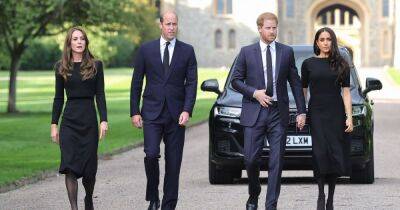 How royal Fab Four supported each other after Queen's death including Meghan's sweet gesture - www.ok.co.uk - USA