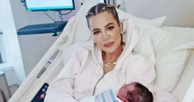 Khloe Kardashian gives first glimpse of baby son born via surrogate - www.msn.com - Britain - Los Angeles