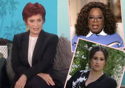 Sharon Osbourne Says The Talk Incident Was CBS Punishing Her For Trashing Oprah's Interview With Meghan Markle! - perezhilton.com - Britain