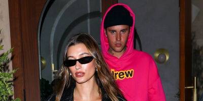 Justin & Hailey Bieber Step Out For First Time After Justin Suspended His 'Justice Tour' - www.justjared.com