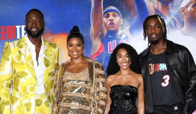 Gabrielle Union & Dwyane Wade Go On Double Date with His Son Zaire at 'Redeem Team' Premiere - www.justjared.com - Hollywood - city Beijing