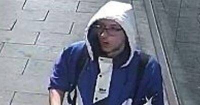 Police want to speak to this man following a spate of criminal damage in Manchester city centre - www.manchestereveningnews.co.uk - Manchester