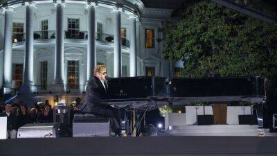 Elton John Gives Electrifying Performance at the White House, 'Flabbergasted' After Big Surprise - www.etonline.com - USA - Pennsylvania