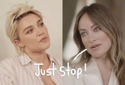 40 Don’t Worry Darling Crew Members Release Joint Statement Addressing On-Set Drama Rumors Between Florence Pugh & Olivia Wilde! - perezhilton.com - New York