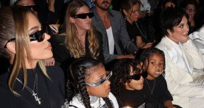 Kim Kardashian Gets Support from Three of Her Kids at Dolce & Gabbana Show! - www.justjared.com - Italy - Chicago