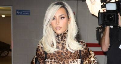 Kim Kardashian Sports Head-to-Toe Leopard Print Outfit for Dinner in Milan - www.justjared.com - Italy - Malibu