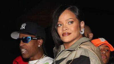 Rihanna and A$AP Rocky Are All Smiles as They Party Together Ahead of Super Bowl Announcement - www.etonline.com - New York