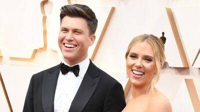 Scarlett Johansson Reveals Why She and Colin Jost Named Their Son Cosmo - www.etonline.com