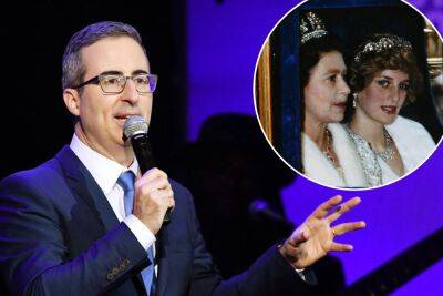 John Oliver says Queen Elizabeth II is now ‘looking up at’ Princess Diana - nypost.com - Britain