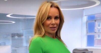 Amanda Holden shows off ‘bloated stomach’ as she goes braless in bodycon dress - www.ok.co.uk - Britain - London