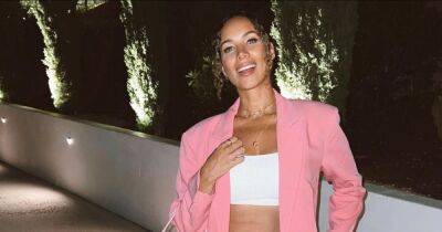 Leona Lewis wows in crop top months after giving birth saying she's proud of her body - www.ok.co.uk
