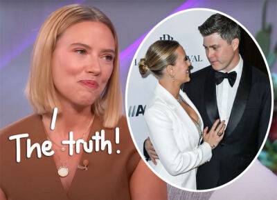 Scarlett Johansson FINALLY Explains How She & Colin Jost Picked Their Son's Name Cosmo! - perezhilton.com
