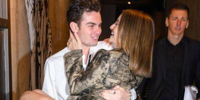 Leni Klum Gets Carried Away By Boyfriend Aris Rachevsky After Dior Perfume Launch in Berlin - www.justjared.com - New York - Italy - Germany