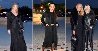 Zoë Kravitz, Rosie Huntington-Whiteley and Georgia May Jagger bring the glamour at the Saint Laurent SS23 show - www.msn.com - Britain