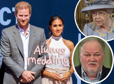Queen Elizabeth Encouraged Meghan Markle To Make Up With Her Estranged Father -- Here's Why! - perezhilton.com - Britain