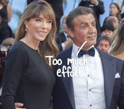 Sylvester Stallone & Jennifer Flavin Are Staying Together Because... Dividing Their Assets Would Be Too Hard?! - perezhilton.com