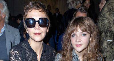 Maggie Gyllenhaal & 15-Year-Old Daughter Ramona Sarsgaard Sit Front Row at Dior Fashion Show - www.justjared.com - France