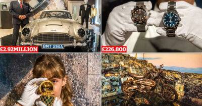 James Bond memorabilia fetches over £6m at London charity auction - www.msn.com - county Craig