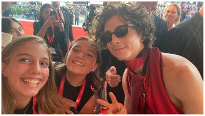 My 14-Year-Old Daughter Snapped a Venice Selfie With Timothée Chalamet: ‘I Went Crazy — My Heart Was Pounding’ - variety.com - Italy