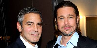 George Clooney Hilariously Replies To Brad Pitt Calling Him One of the 'Most Handsome Men in the World' - www.justjared.com