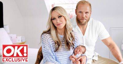 Chloe Madeley and James Haskell introduce baby Bodhi at home with Richard and Judy - www.ok.co.uk
