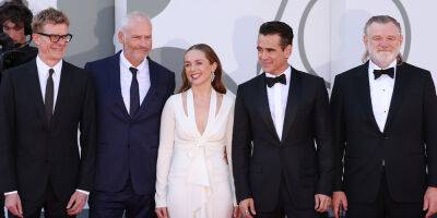 Colin Farrell & Brendan Gleeson Bring 'The Banshees of Inisherin' To Venice Film Festival 2022 - www.justjared.com - USA - Italy - Ireland