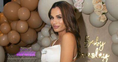 TOWIE's Nicole Bass cradles blossoming bump as she hosts star-studded baby shower - www.ok.co.uk - city Essex