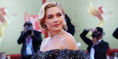 Florence Pugh Turns Heads In Sparkly Gown at 'Don't Worry Darling' Premiere in Venice - www.justjared.com - Italy