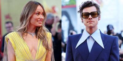 Harry Styles & Olivia Wilde Walk 'Don't Worry Darling' Red Carpet Separately at Venice Film Festival 2022 - www.justjared.com - Italy