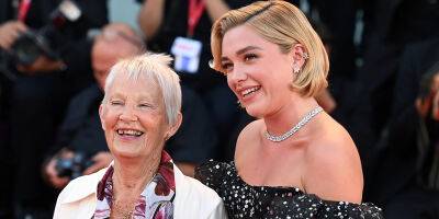 Florence Pugh Walked The Red Carpet With Her Grandmother Pat at 'Don't Worry Darling' Venice Premiere - www.justjared.com - Italy - county Florence
