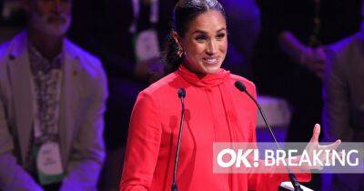Meghan Markle 'very happy to be back in UK' as she gives first speech since Megxit - www.ok.co.uk - Britain - county Hall - city Manchester, county Hall