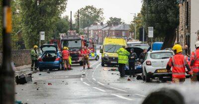 Woman rescued from vehicle after huge five car smash in Tameside - www.manchestereveningnews.co.uk - Manchester - Dublin - county Hyde