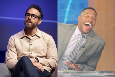 Ryan Reynolds Jokes About Taking A Tackle From Michael Strahan: ‘I Spat Out My Whole Ribcage’ - etcanada.com