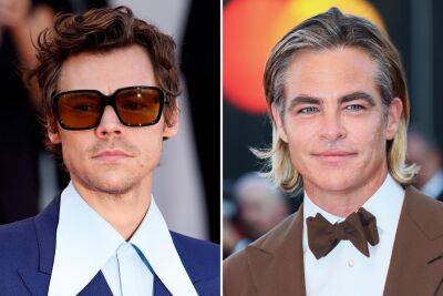 Chris Pine responds to claims Harry Styles spat on him at premiere - nypost.com - city Venice - county Pine