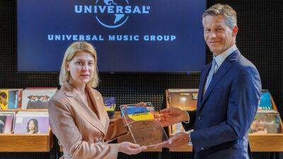 Music Industry Moves: UMG Receives ‘Ukraine Peace Prize’ Recognizing Humanitarian Support; BMI to Fete Ellie Goulding at London Awards - variety.com - New York - Ukraine - Russia - Belgium - Berlin - city Brussels