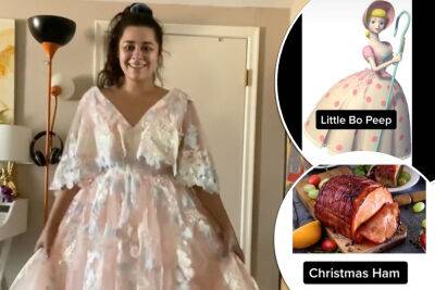 Bride trolled for ‘ugly’ dress: ‘Getting married in that Christmas ham?’ - nypost.com