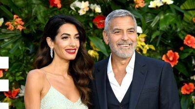 Amal Clooney Wore an Angelic Beaded Slip Dress While Stepping Out With George - www.glamour.com - Britain - London