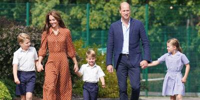 Prince William, Kate Middleton, & Their Three Kids Get A Tour Of Their New School - www.justjared.com - county Windsor - Charlotte